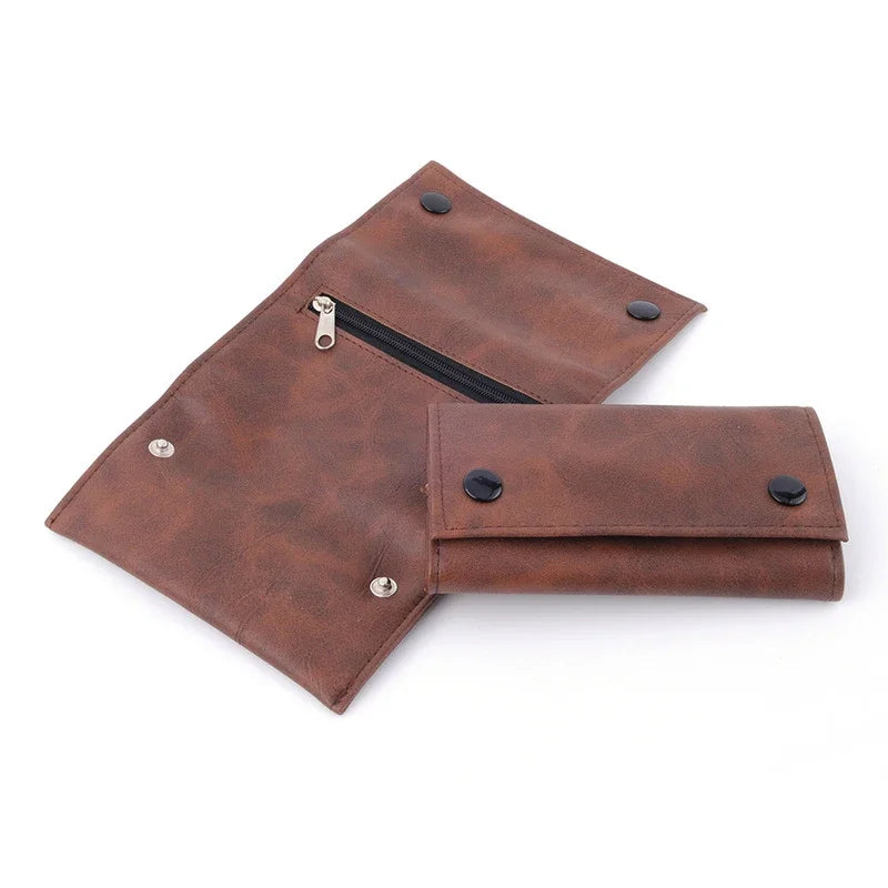 Tragbare Tabaktasche aus Lederimitat