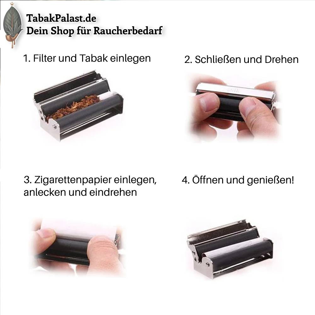 Die Handdrehmaschine für echten Tabakgenuss